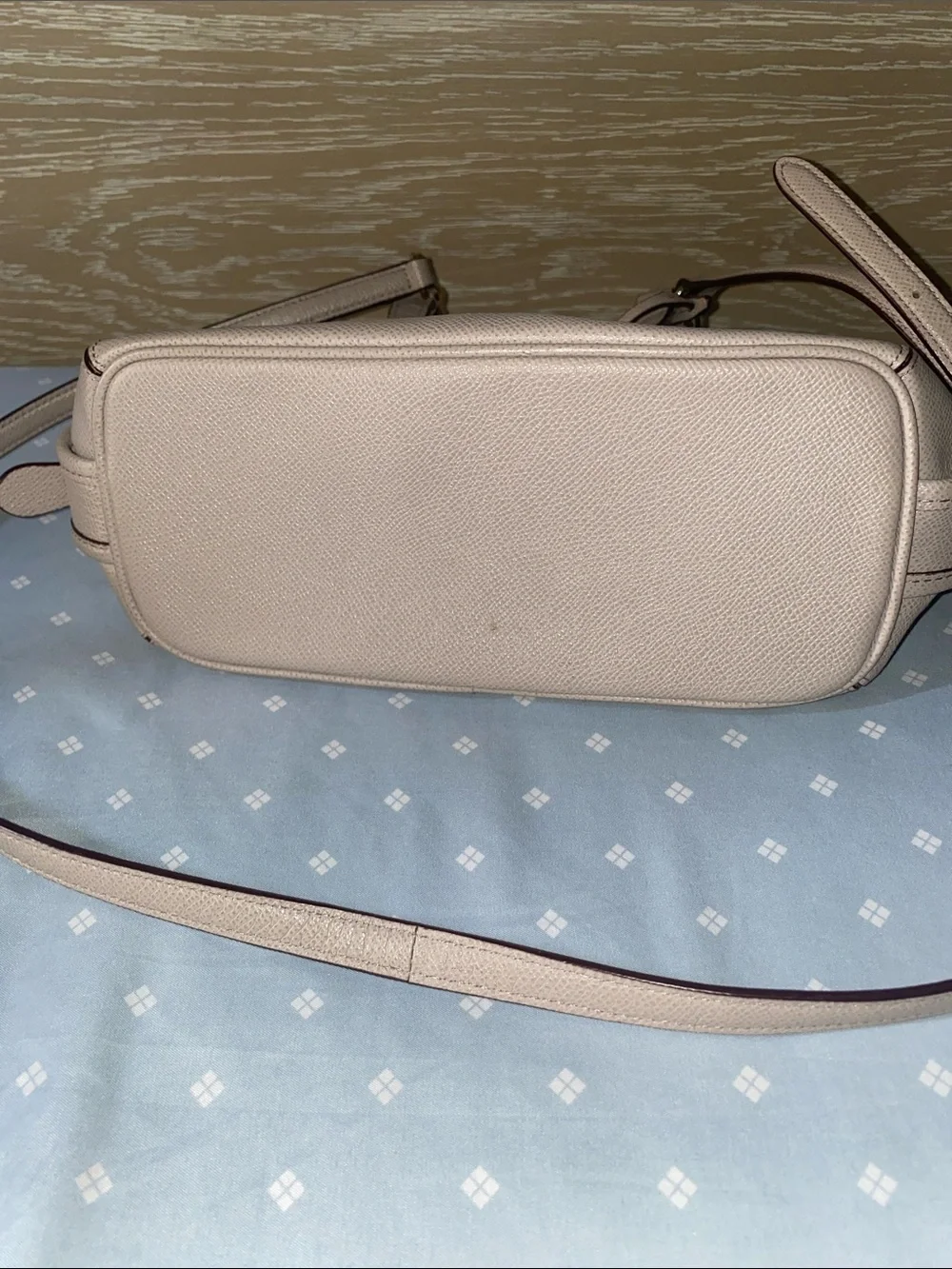 Coach Pebble Leather Satchel in Blush